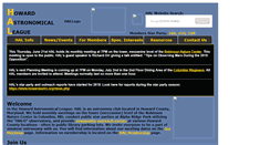 Desktop Screenshot of howardastro.org